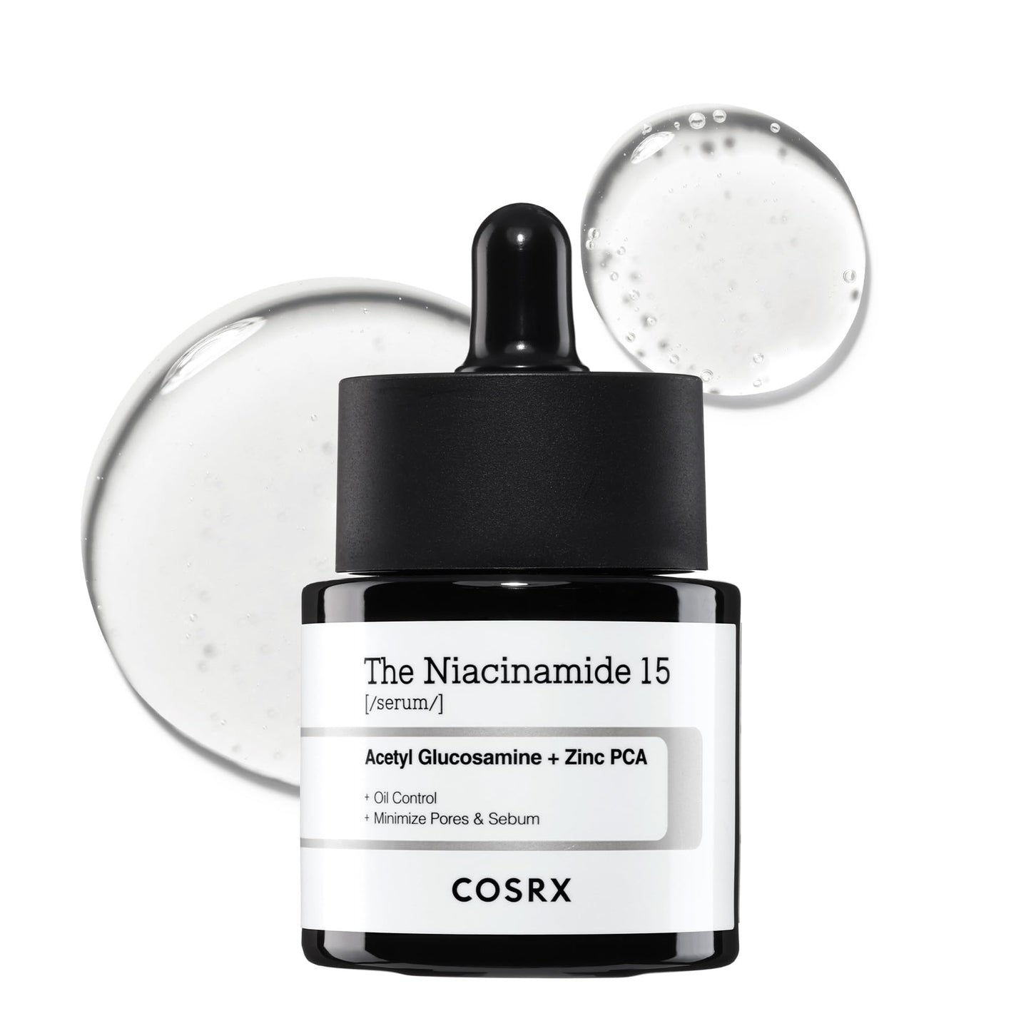 COSRX 15% Niacinamide Face Serum, 0.67 fl oz, Pore Minimizer Serum for Face, Even Skin Tone, Korean Skin Care COSRX