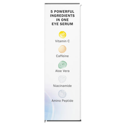 Olay Super Eye Serum - Vitamin C, Caffeine, Niacinamide, Amino Peptide, Aloe Vera - Brightens Dark Circles, Anti-Wrinkle, Anti-Aging, Brightening, Smooths Fine Lines, Firming, Hydrating, 0.45 Oz Olay