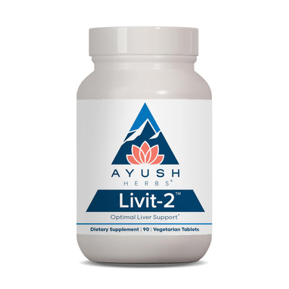Ayush Herbs Livit-2 - Liver Care, Liver Support Supplement for Women & Men with Andrographis & Picrorhiza, Liver Pills Made with Organic Ingredients - 90 Servings Ayush Herbs