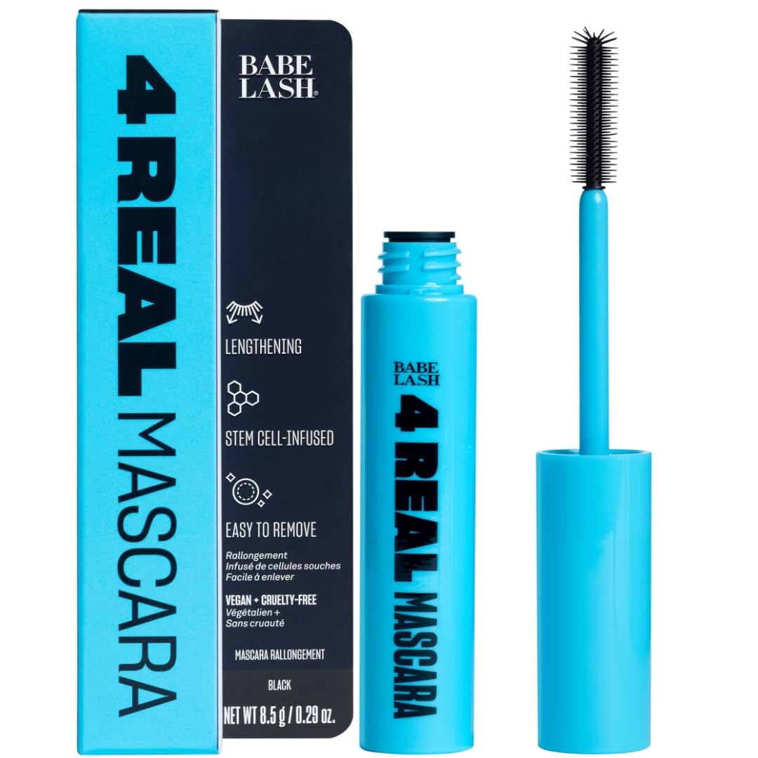 Babe Original 4 Real Mascara for Volume, Length & Lift, Black BABE ORIGINAL