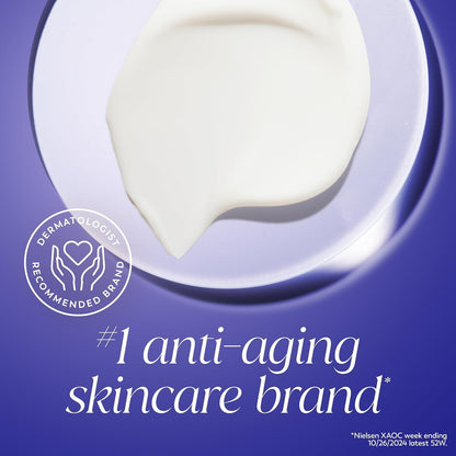 Olay Retinol 24 Face Moisturizer, Anti-Aging Night Cream for Women, Trial Size, Fragrance-Free, Non Greasy - Anti-Wrinkle, Smooth Fine Lines, Tightening Skin Care - Peptides, Glycerin, 0.5 Oz Olay