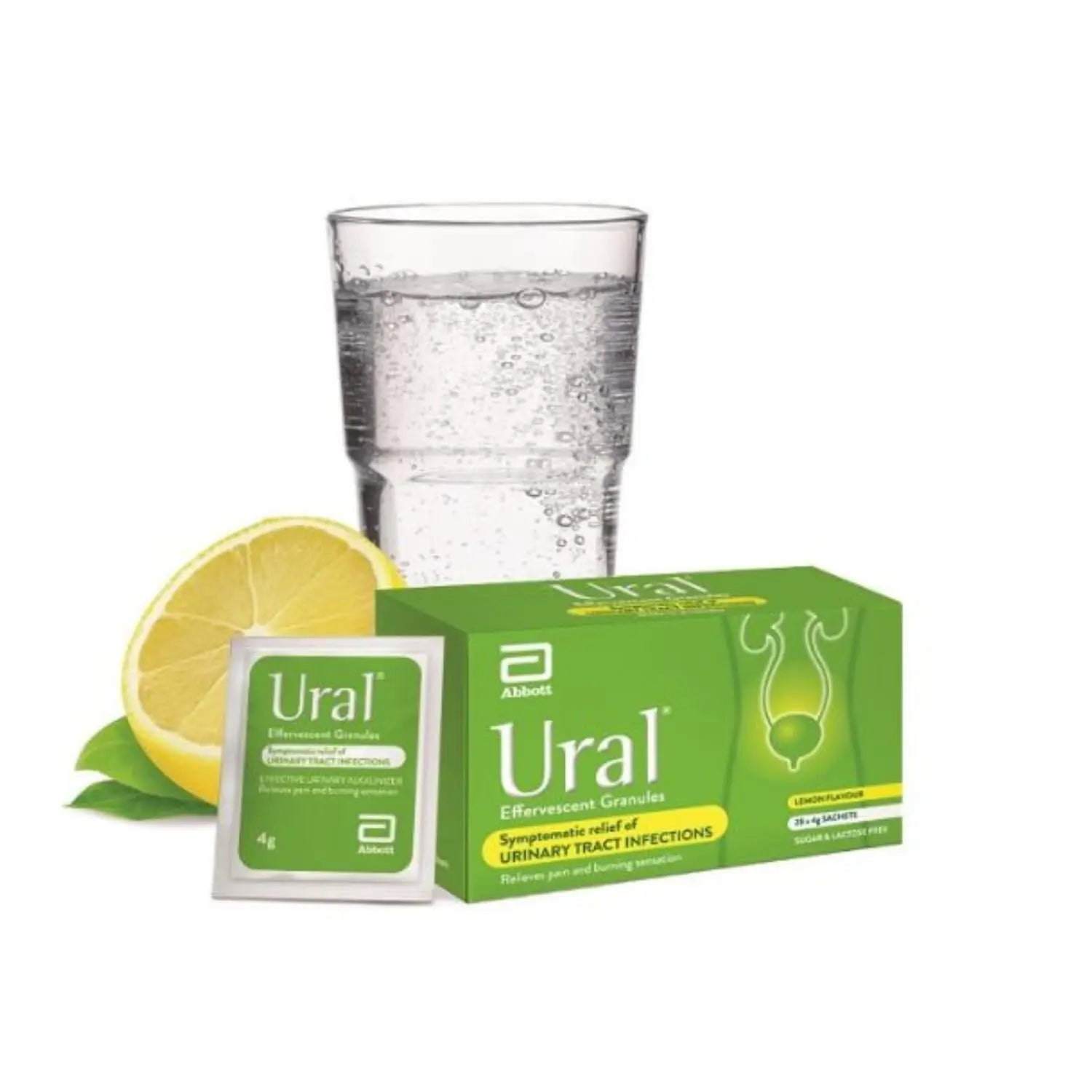 Ural Effervescent Powder 4G * 28 Sachets Urinary Alkalinizer Cystitis Relief Ural buy australia supplements
