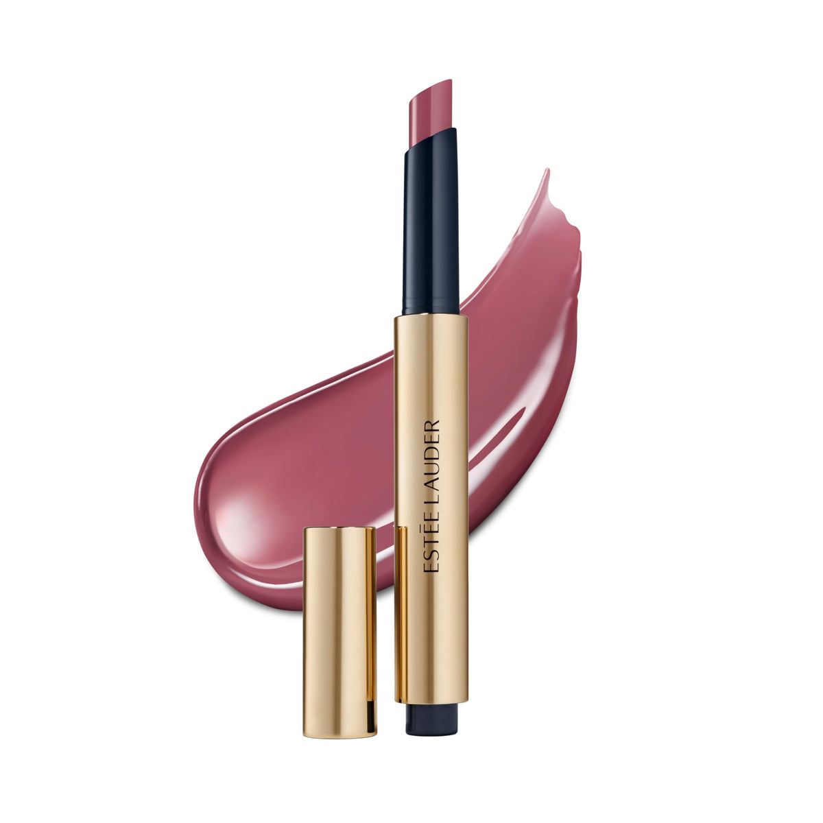 Estée Lauder Pure Color Melt-On Glosstick for Lips | Plumping & Moisturizing Lip Gloss, 513 Melted Mauve Estée Lauder