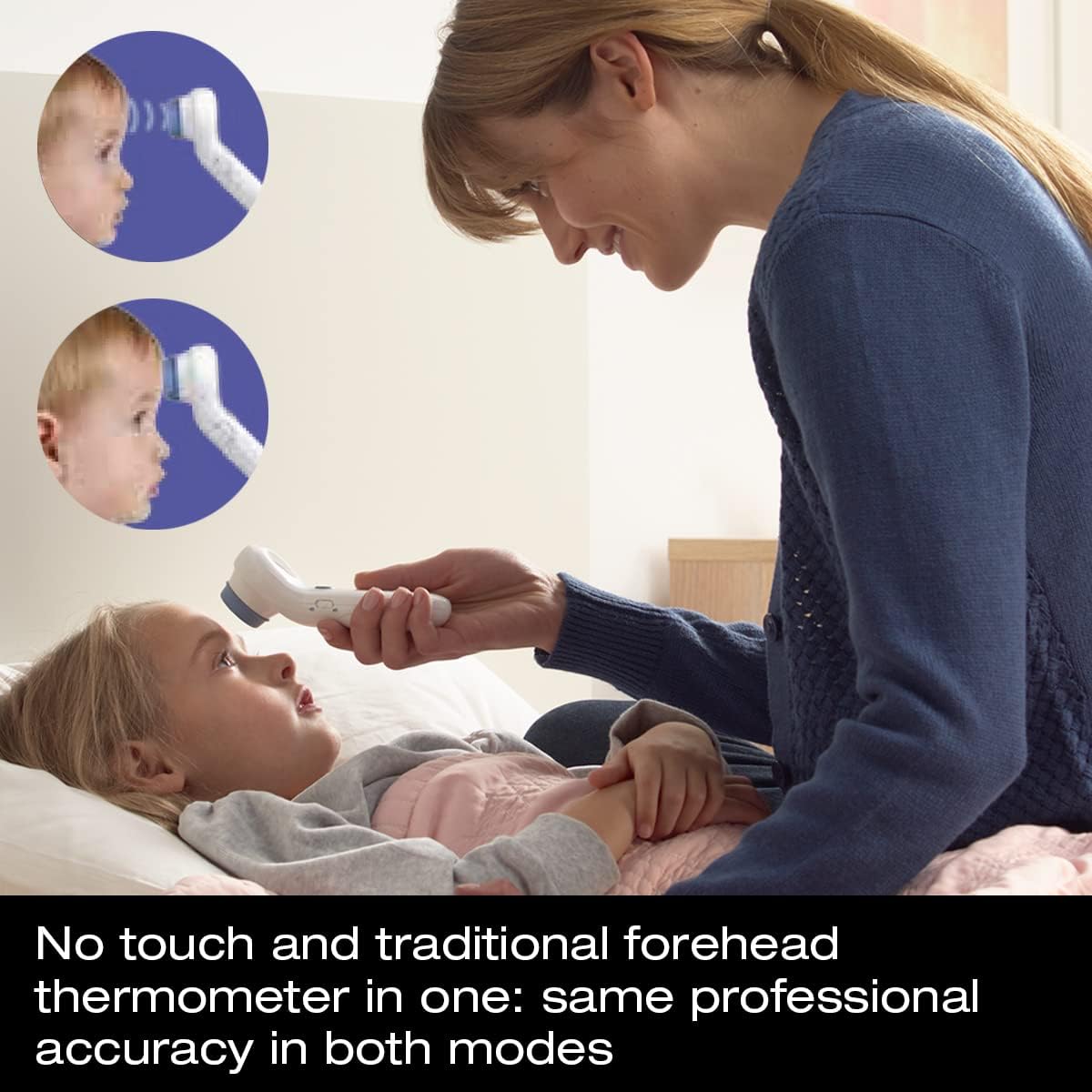 Braun No Touch and Forehead Thermometer - Touchless Thermometer for Adults, Babies, Toddlers & Kids, Color-Coded Fever Guidance, Fast, Reliable, and Accurate Results Gsupps Australia