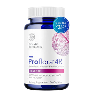 Biocidin Proflora 4R Spore Probiotic - Digestive Health Probiotics for Women & Men - Clinically Researched Bacillus Strains & Organic Aloe, Marshmallow Root for Gut Support (30 Vegan Capsules) Bio-Botanical Research buy australia supplements
