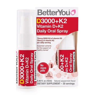 BetterYou D3000 + Vitamin D + K2 Spray 12ml BetterYou buy australia supplements