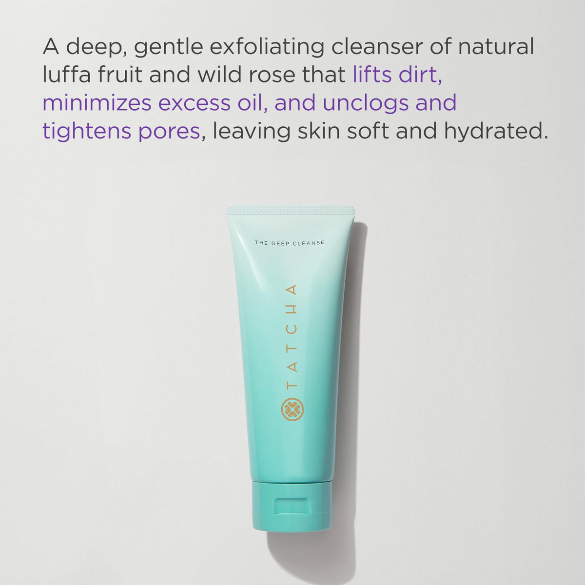 TATCHA The Deep Cleanse, Gentle Exfoliating Face Wash with Wild Rose TATCHA