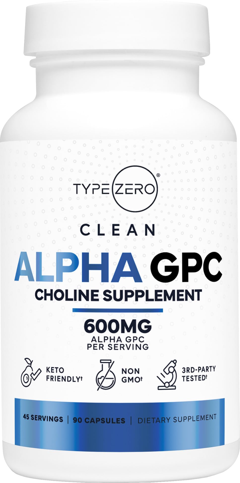 Type Zero Ultra Clean Alpha GPC Choline Supplement (600mg | 90 Capsules) Soy Free, Non-GMO Nootropics Alpha GPC 600mg / 300mg; Alpha-GPC Brain Memory and Focus Supplements Type Zero buy australia supplements
