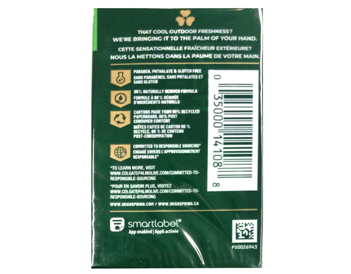 Irish Spring Deodorant Soap Bars Original, 3 Count Irish Spring