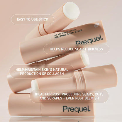 Prequel Skin - Scar Silicone Stick Solutions 60% - Thick Silicone for Scars Prequel