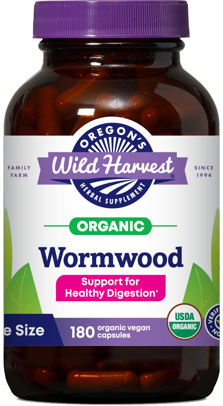 Oregon's Wild Harvest Wormwood Organic Herbal Supplement, 90 Count Gsupps Australia