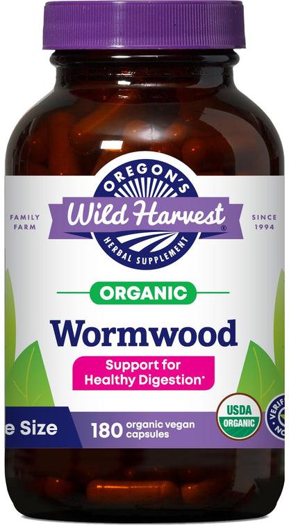 Oregon's Wild Harvest Wormwood Organic Herbal Supplement, 90 Count Gsupps Australia