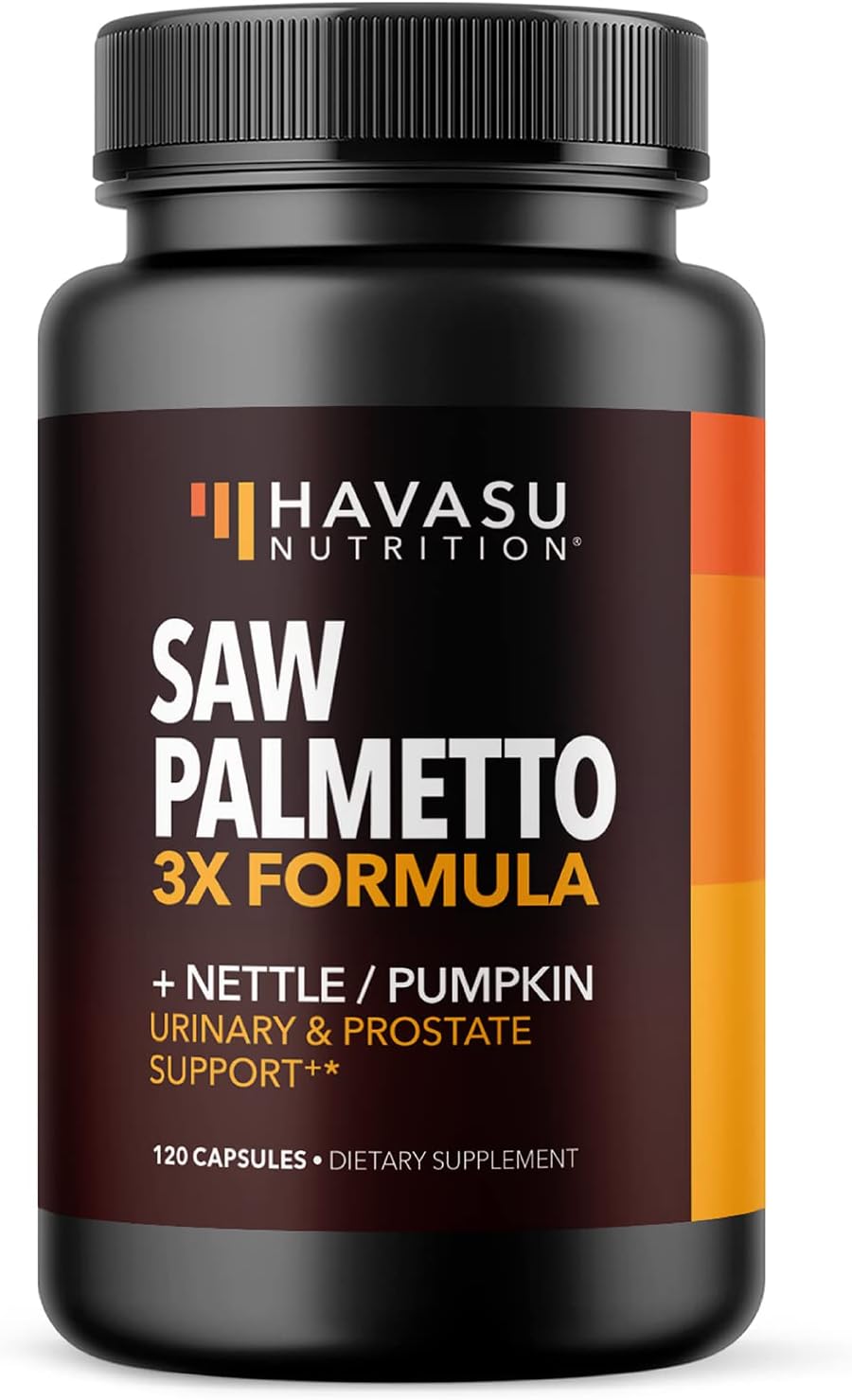Saw Palmetto for Men, DHT Blocker and Prostate Health Supplement, 120 Count | Potent 3X Formula with Pumpkin Seed Oil and Stinging Nettle, Bladder and Urinary Support, Vegan, Non-GMO, 2-Month Supply Gsupps Australia
