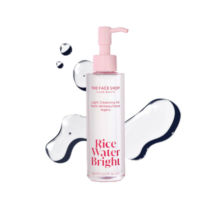 THE FACE SHOP Rice Water Bright Light Cleansing Oil, 5.0 fl. oz. The Face Shop