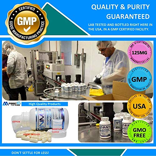 MAAC10 NMN Supplement Real Nicotinamide Mononucleotide (NMN 125mg Capsules). The Most Powerful NAD+ Precursor More Stable Than Riboside. We use 99% Pure Pharmaceutical Grade Stabilized NMN (30 Count) MAAC10 buy australia supplements