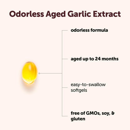 Micro Ingredients Odorless Garlic, 300 Softgels | 2 Years Aged Garlic Extract | Grown Allium Sativum Bulb Micro Ingredients