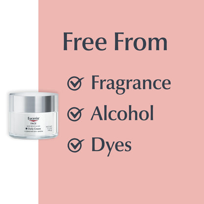 Eucerin Q10 Anti-Wrinkle Face Cream, Unscented Face Cream for Sensitive Skin, 1.7 Oz Jar Eucerin