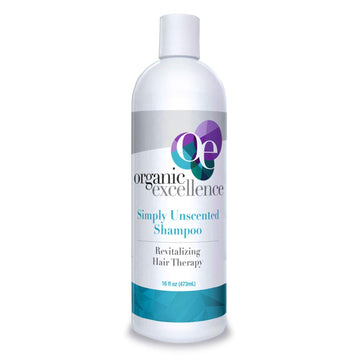 Organic Excellence All Natural Chemical-Free Shampoo | Non-Toxic, Sulfate-Free, Paraben-Free, Fragrance-Free for Men, Women, and Kids - Color-safe 16 fl oz (473 ml) Organic Excellence buy australia supplements