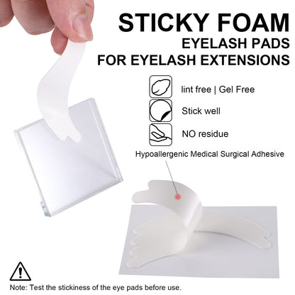 Pretty memory 100 Pairs Foam Eye Pads for Lash Extensions Pretty memory