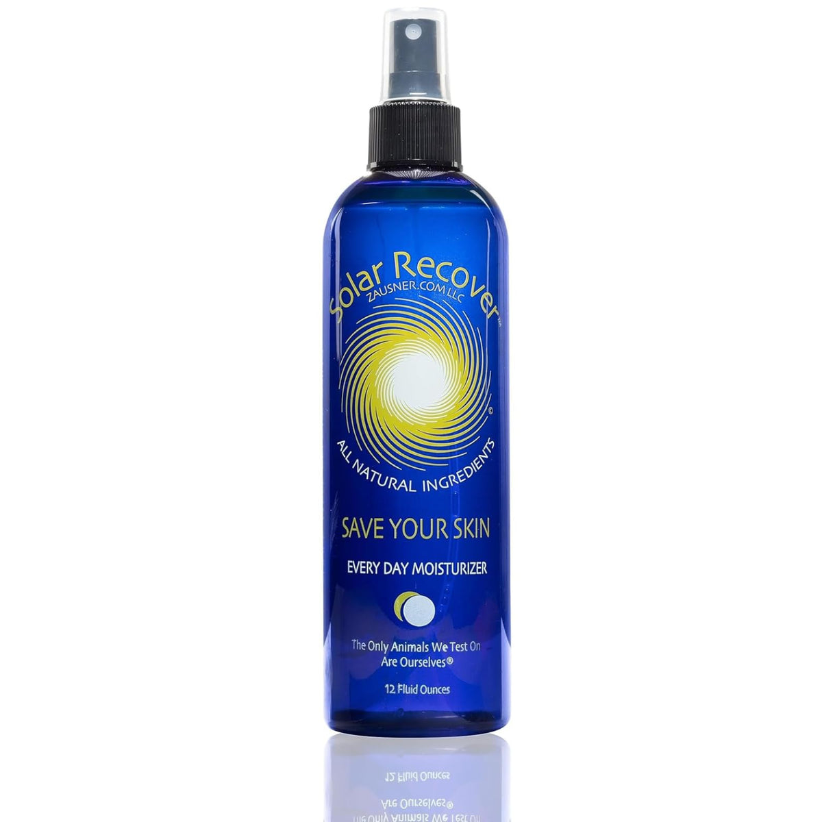 Solar Recover After Sun Moisturizing Spray (12 Ounce) - Hydrating Facial and Body Mist - 2460 Sprays of Sunburn Relief With Vitamin E and Calendula - Lotion Delivered in Water - Made in the USA Solar Recover