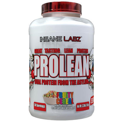 Insane Labz ProLean | Premium Hydrolyzed Collagen Protein & Whey Isolate Protein Powder | 26g Protein | Low Fat, Zero Sugar | 50 Servings Chocolate Ice Cream