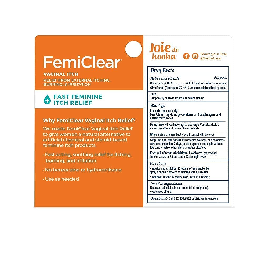 FemiClear 1-Day Yeast Infection Treatment & Vaginal Itch Relief Ointment - Fast Relief Bundle (Pack of 2) FemiClear buy australia supplements