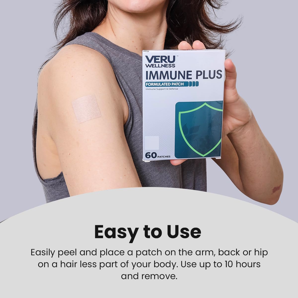Veru Wellness Bariatric Immune, D3/K2 - Post Bariatric Gastric Bypass and Sleeve Gastrectomy - Non Ingest Patch (60 Days) Veru Wellness buy australia supplements
