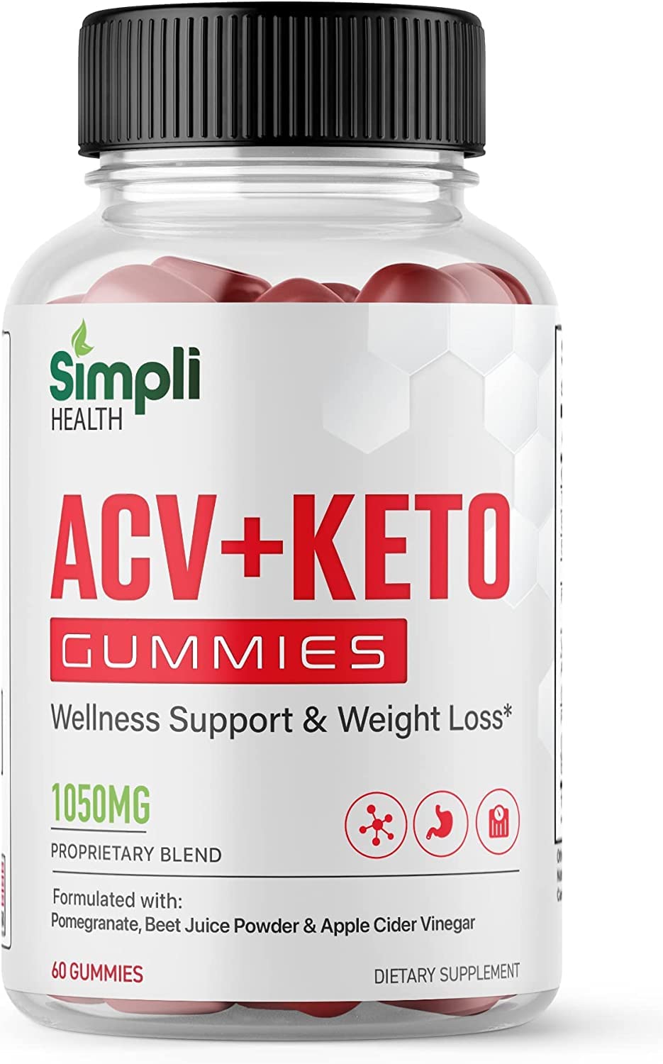Nutrocell Simpli Health ACV Ketos Gummies Keto Apple Cider Vinegar 1050mg, Simplihealth Nutrocell buy australia supplements