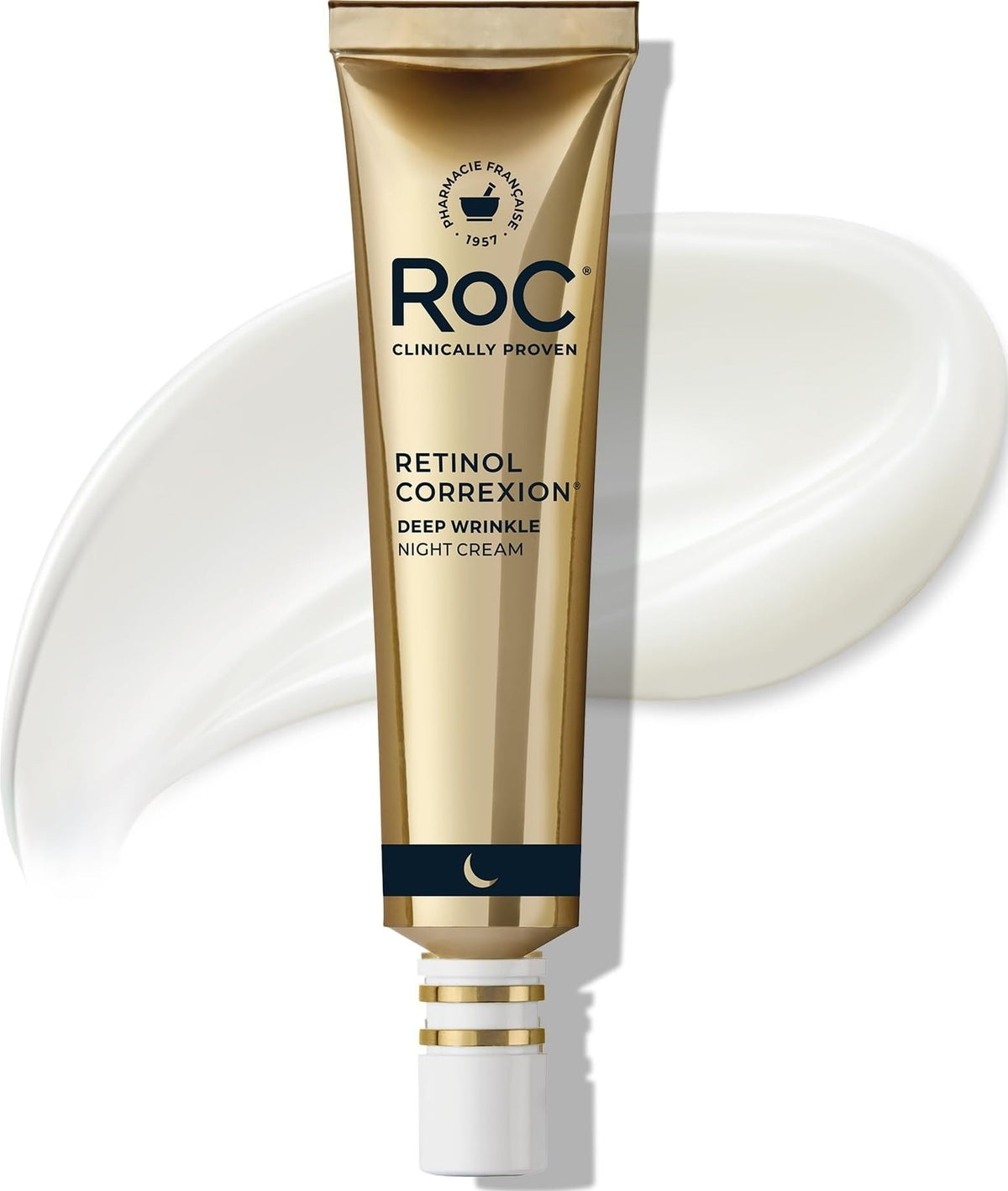 RoC Retinol Correxion Deep Wrinkle Night Cream, 1.0 oz with mineral complex RoC