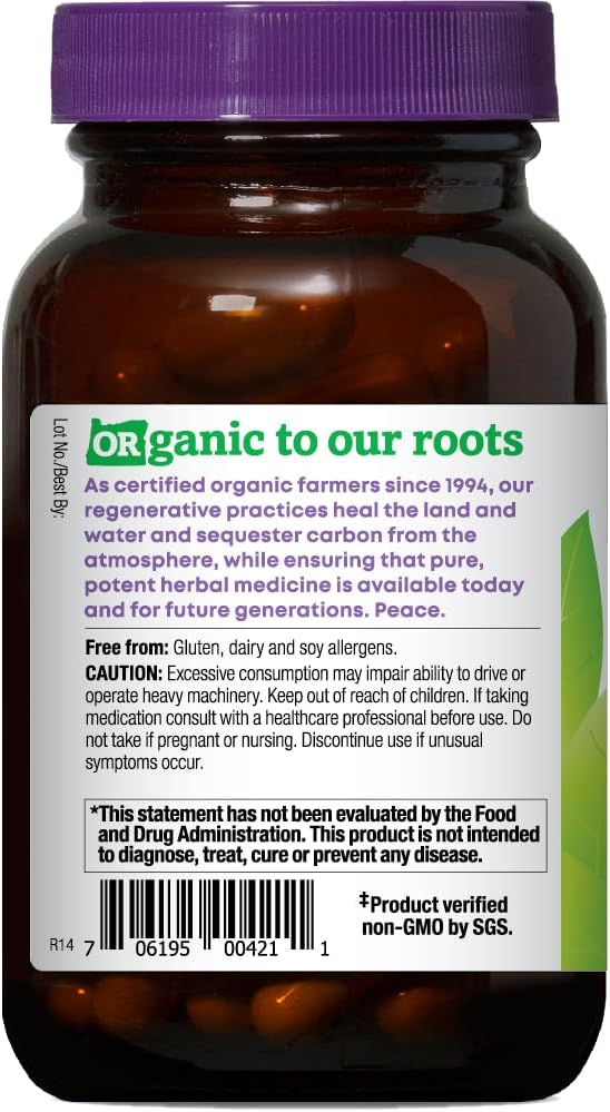 Oregon's Wild Harvest Organic Skullcap Vegan Capsules | Traditional Herbal Supplement, 90 Count Gsupps Australia