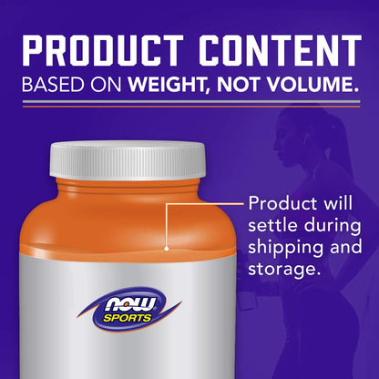 NOW Sports Nutrition, Whey Protein Isolate, 25 G With BCAAs, Creamy Chocolate Powder NOWBuy Supplements Australia