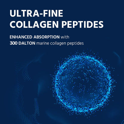 Cevitol Marine Collagen Peptides - Hydrolyzed Ultra-fine Collagen Powder for Women & Men, Hyaluronic Acid, Biotin, Vitamin C, for Skin, Hair, Nails, Joints Cevitol