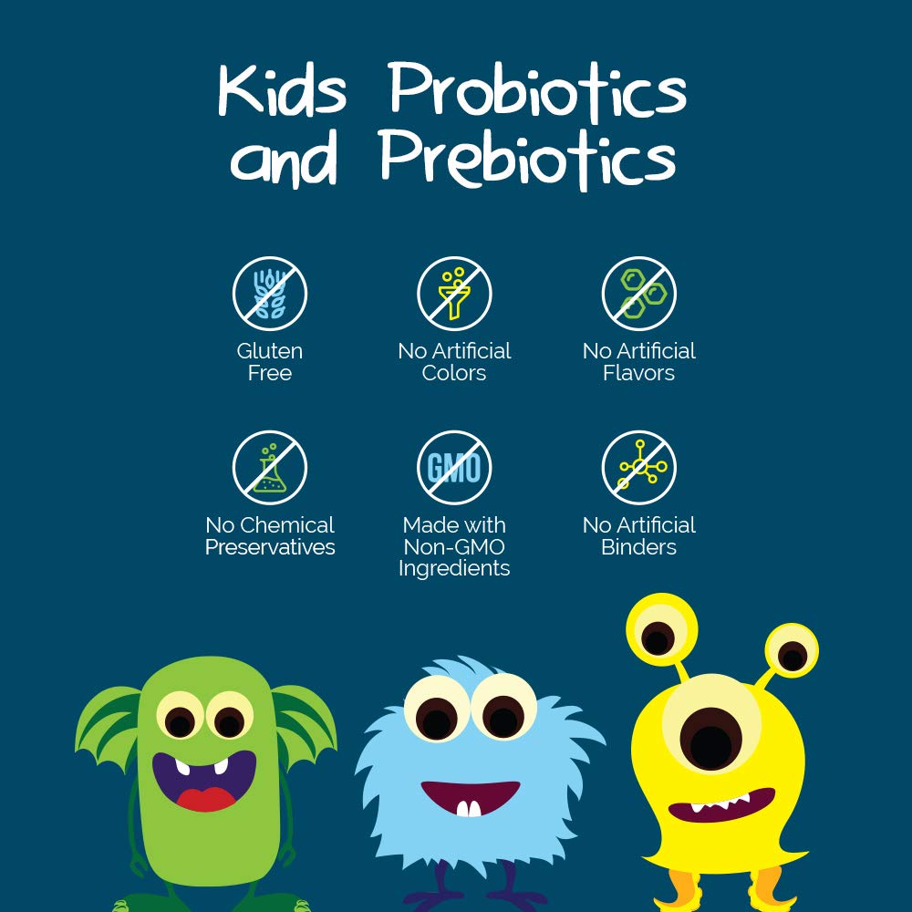 Intelligent Labs Kids/Children Probiotics 6 Billion CFU with Prebiotics, PHGG & FOS, Once-Daily Chewable, Great Taste, 10x Effectiveness Intelligent Labs