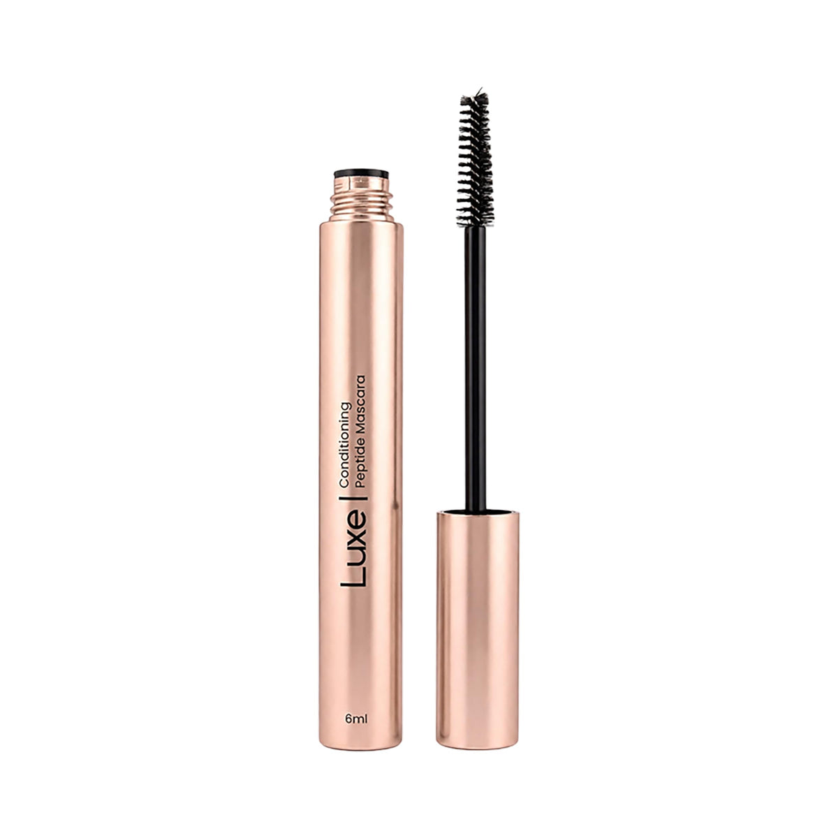 Luxe Conditioning Peptide Mascara, Buildable Volume & Length, Long-Lasting Clump-Free Black, Lash Extension Friendly Luxe Cosmetics