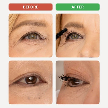 Cellmetics Mascara for Older Women 60 Plus, Volumizing & Lengthening Tubing Mascara with Lash Growth Effect, Hypoallergenic, Smudge-Free and Gentle for Sensitive Eyes (Black, New Formula) CELLMETICS BEAUTY
