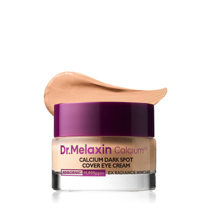 Dr.Melaxin Calcium Dark Spot Eye Cream 15g – Niacinamide & Calcium Gluconate Eye Cream for Dark Circles, Under Eye Bags & Sagging | Hydrolyzed Elastin EX Volume Firming | Korean Eye Cream Dr.Melaxin