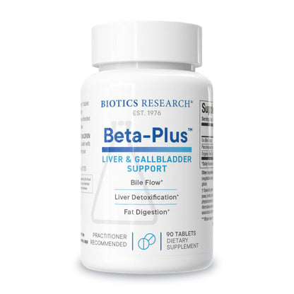 Biotics Research Beta-Plus™ Nutritional Ox Bile Salts Digestive Enzymes Supplement for Bile Production for No Gallbladder-Supports Overall Liver Function, BIOTICS RESEARCH