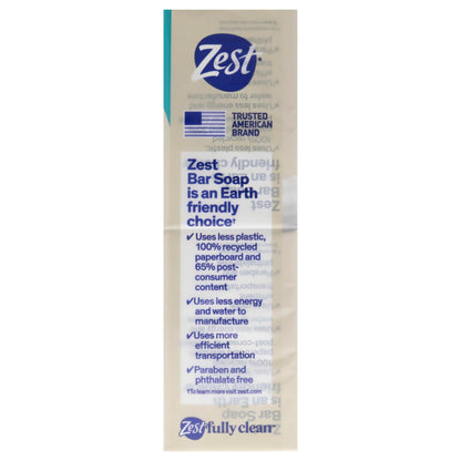 Zest Bar Soap - 8 Bars - Enriched With Cocoa Butter And Shea for Ultra Moisturizing Cleansing - Leaves Your Body Feeling Silky Smooth And Deeply Moisturized Zest