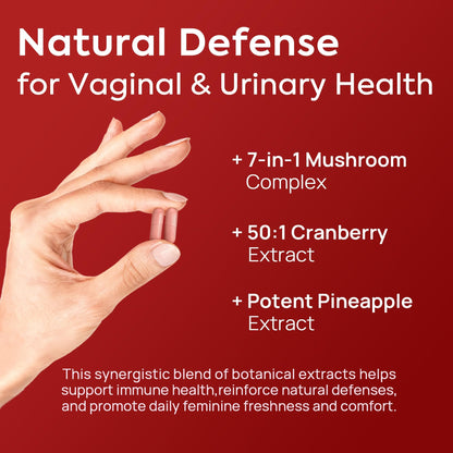 HerAure Vaginal Probiotics for Women - pH Balance, Healthy Vaginal Odor, Vaginal Flora, Yeast Balance, Women Probiotics and Prebiotics, Immune Support HerAuré