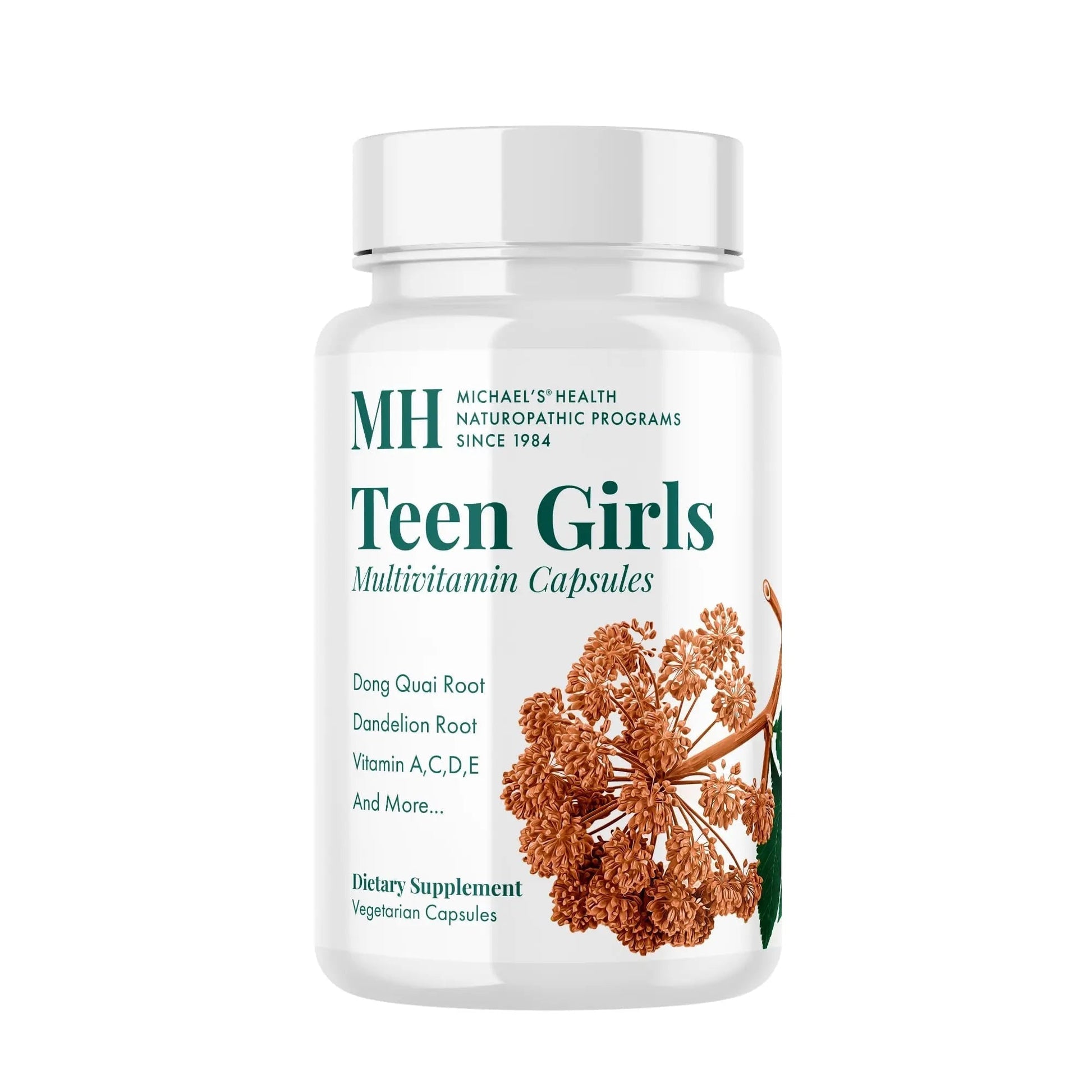 MICHAEL'S Health Naturopathic Programs Teen Girls Multivitamin - 120 Vegetarian Capsules - Nutrients for Healthy Growth & Development MICHAEL'S buy australia supplements