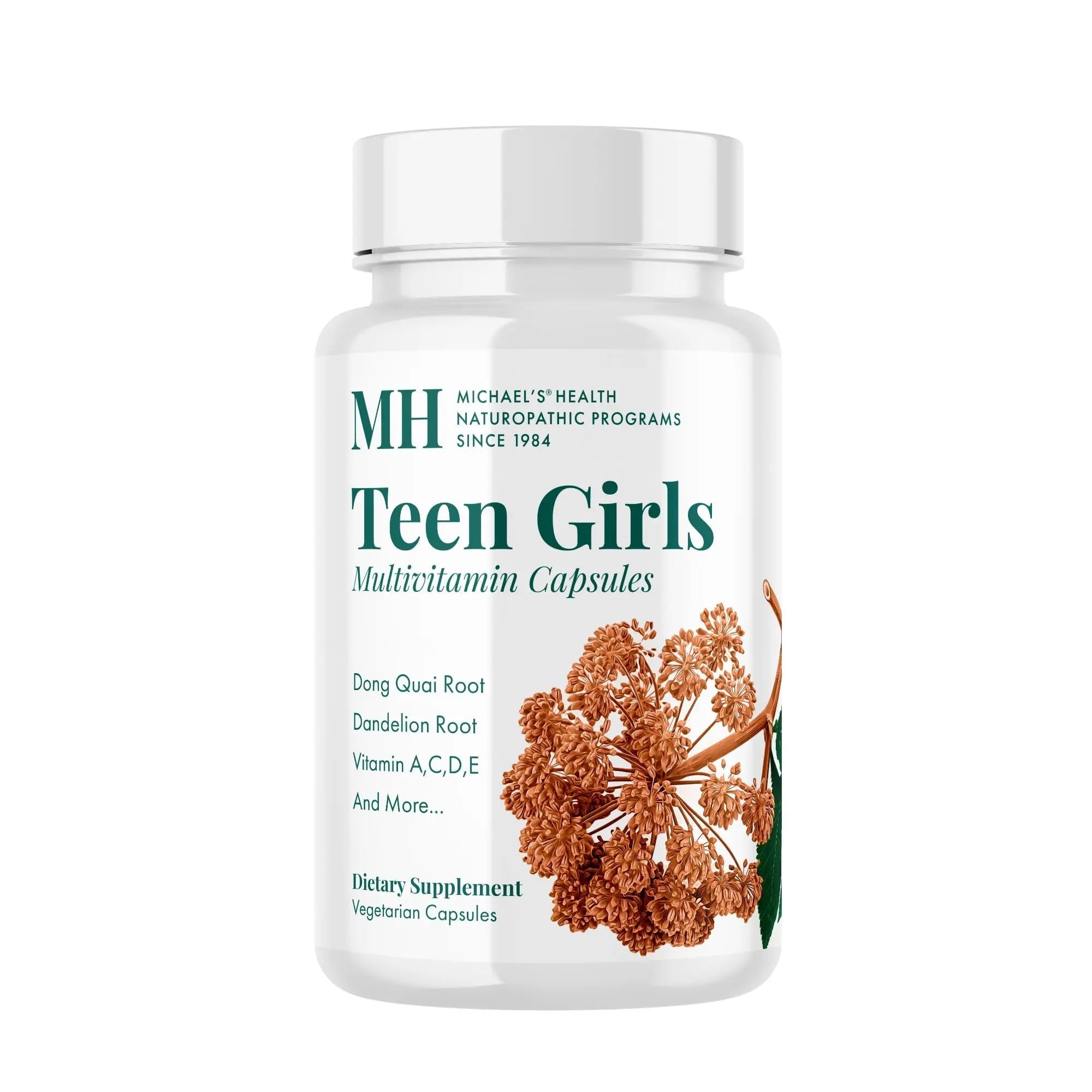 MICHAEL'S Health Naturopathic Programs Teen Girls Multivitamin - 120 Vegetarian Capsules - Nutrients for Healthy Growth & Development MICHAEL'S buy australia supplements