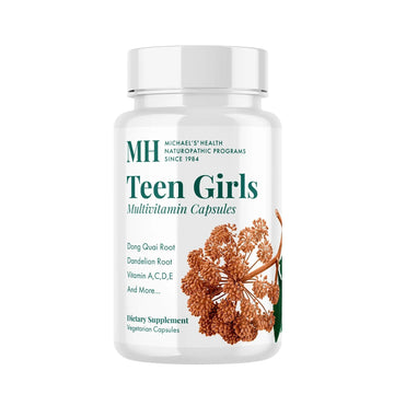 MICHAEL'S Health Naturopathic Programs Teen Girls Multivitamin - 120 Vegetarian Capsules - Nutrients for Healthy Growth & Development MICHAEL'S buy australia supplements