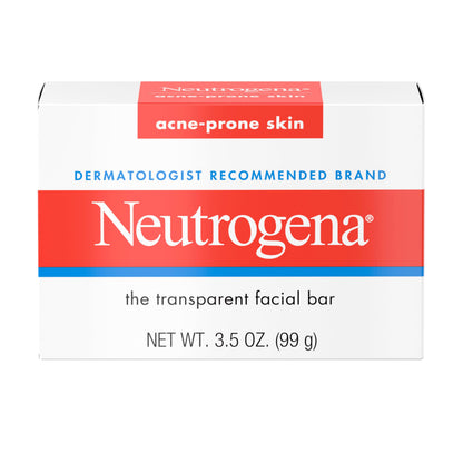 Neutrogena Facial Cleansing Bar for Acne-Prone Skin, 3.5 oz Neutrogena