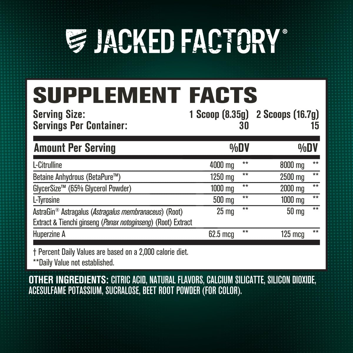 Jacked Factory Pumpsurge Caffeine Free Pre Workout for Men & Women - Booster & Stim Free Pre Workout - Intense Pumps, Enhanced Focus - 30 Servings, Cherry Limeade 8.83oz Jacked Factory buy australia supplements