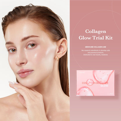 medicube Glass Skin Collagen Trial Kit - Mini Skincare Set medicube