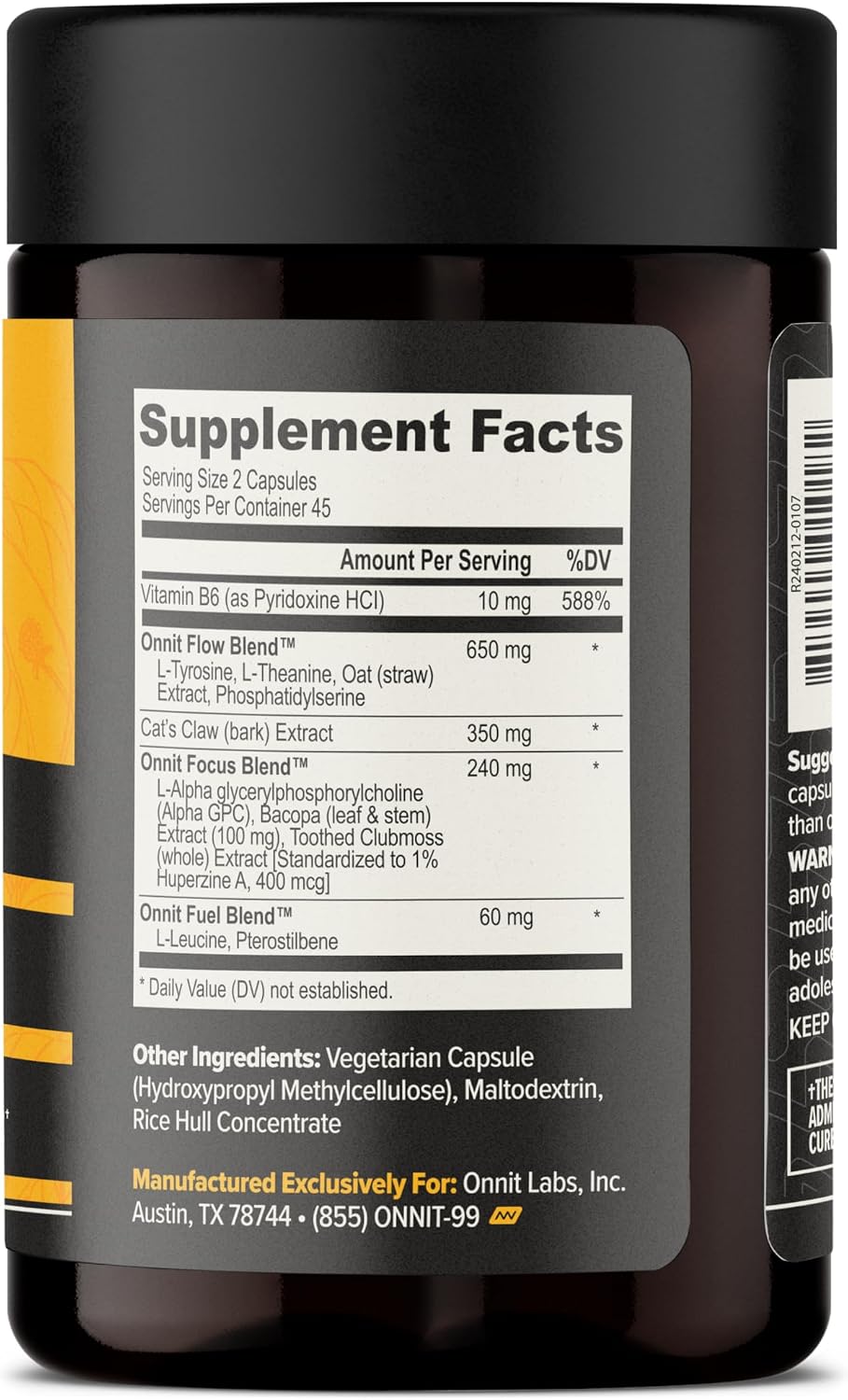ONNIT Cognitive & Endurance Support Bundle: Alpha Brain Nootropic Capsules (90 Count) + Shroom Tech Sport Exercise Support Capsules (28 Count), IGEN Non-GMO Tested Focus, Energy & Endurance, 2 Pack