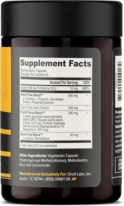 ONNIT Cognitive & Endurance Support Bundle: Alpha Brain Nootropic Capsules (90 Count) + Shroom Tech Sport Exercise Support Capsules (28 Count), IGEN Non-GMO Tested Focus, Energy & Endurance, 2 Pack