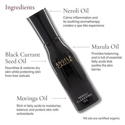Angela Caglia Neroli Cleansing Oil - Makeup Remover & Face Cleanser Angela Caglia
