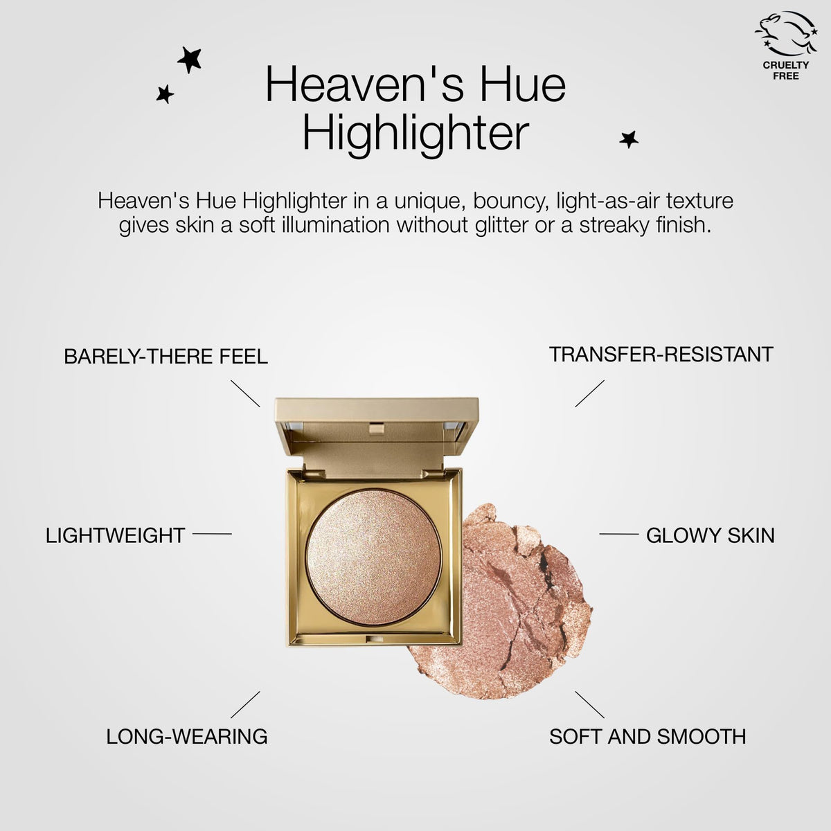Stila Heaven's Hue Highlighter, Lightweight Hybrid Putty/Powder (Kitten) stila