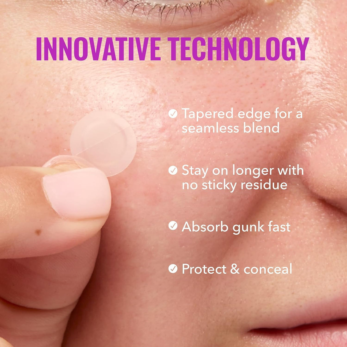 Good Molecules Pimple Patches for Face, 100 Pack – Ultra-Thin Hydrocolloid Patches, Invisible Under Makeup, Conceals Blemishes, Blackheads & Zits, Suitable for Acne-Prone Skin Good Molecules